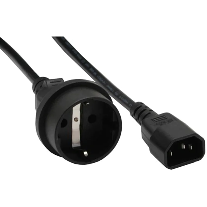 InLine - Stromkabel - IEC 60320 C14 zu Stromversorgung (W) - 1 m - Schwarz InLine - Stromkabel - IEC 60320 C14 zu Stromversorgung (W) - 1 m - Schwarz