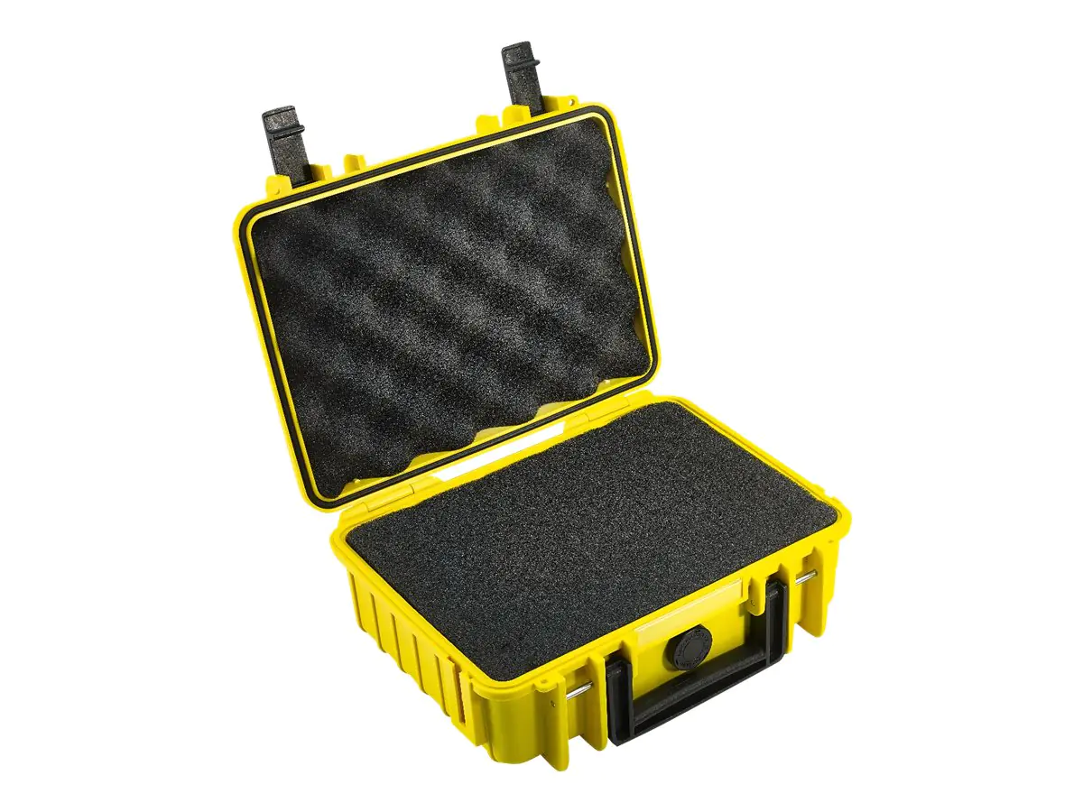 B&W outdoor.case Type 1000 - Hartschalentasche - Polypropylen - Gelb