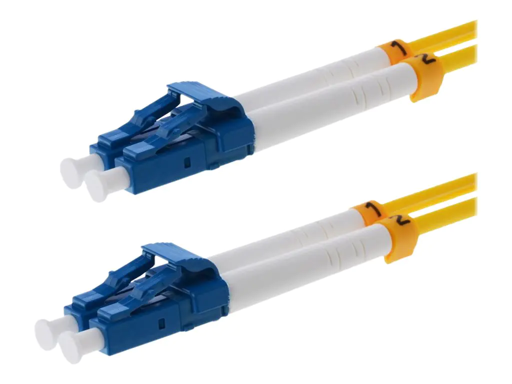 Helos - Patch-Kabel - LC Single-Modus (M) zu LC Single-Modus (M) - 15 m - Glasfaser - Duplex - 9/125 Mikrometer - OS2 - Gelb Helos - Patch-Kabel - LC Single-Modus (M) zu LC Single-Modus (M) - 15 m - Glasfaser - Duplex - 9/125 Mikrometer - OS2 - Gelb