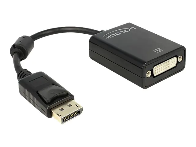 Delock Adapter Displayport male > DVI 24+5 female - DisplayPort-Adapter - DisplayPort (M) zu DVI-I (W) - 13 cm Delock Adapter Displayport male > DVI 24+5 female - DisplayPort-Adapter - DisplayPort (M) zu DVI-I (W) - 13 cm