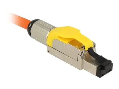 Delock Netzwerkanschluss - RJ-45 (M) - 6.6 cm 86287