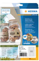 HERMA 1.600 Etiketten braun 35.6 x 16.9 mm - Etiketten/Beschriftungsbänder