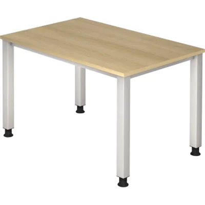 Hammerbacher Schreibtisch VQS12/E 4Fuß 120x80cm eiche Hammerbacher Schreibtisch VQS12/E 4Fuß 120x80cm eiche