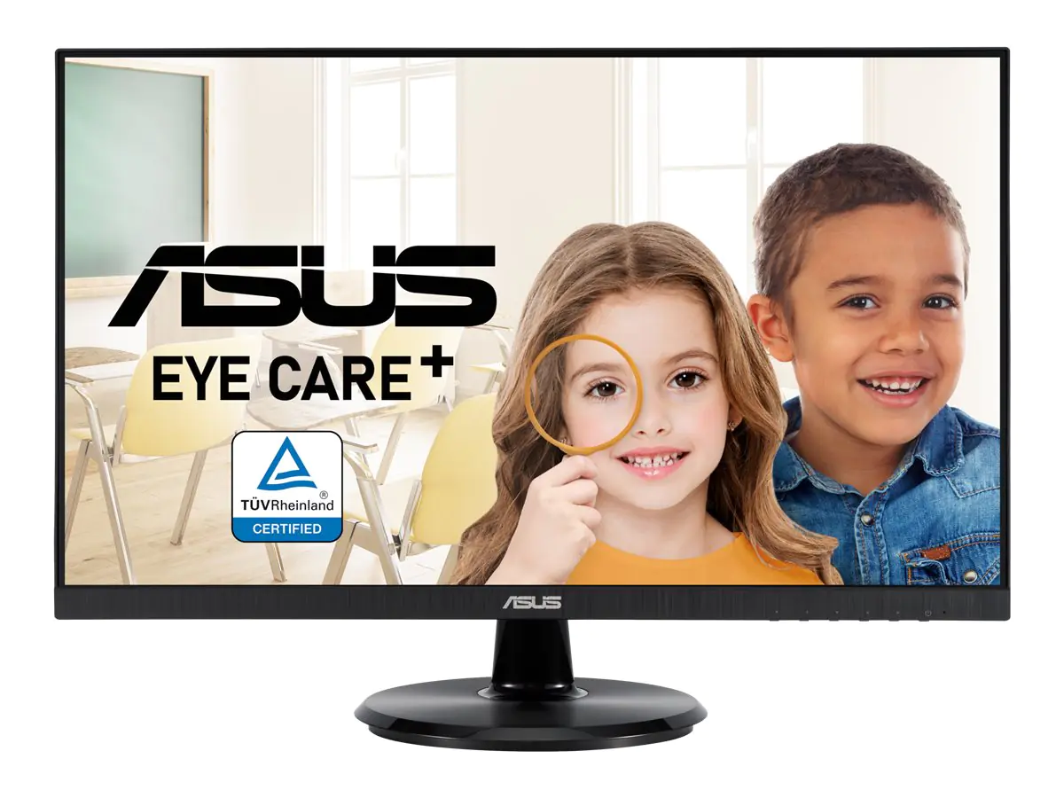 ASUS VA24DQF - LED-Monitor - Gaming - 61 cm (24") (23.8" sichtbar) - 1920 x 1080 Full HD (1080p) @ 100 Hz - IPS - 250 cd/m² - 1300:1 - 1 ms - HDMI, DisplayPort - Lautsprecher - Schwarz