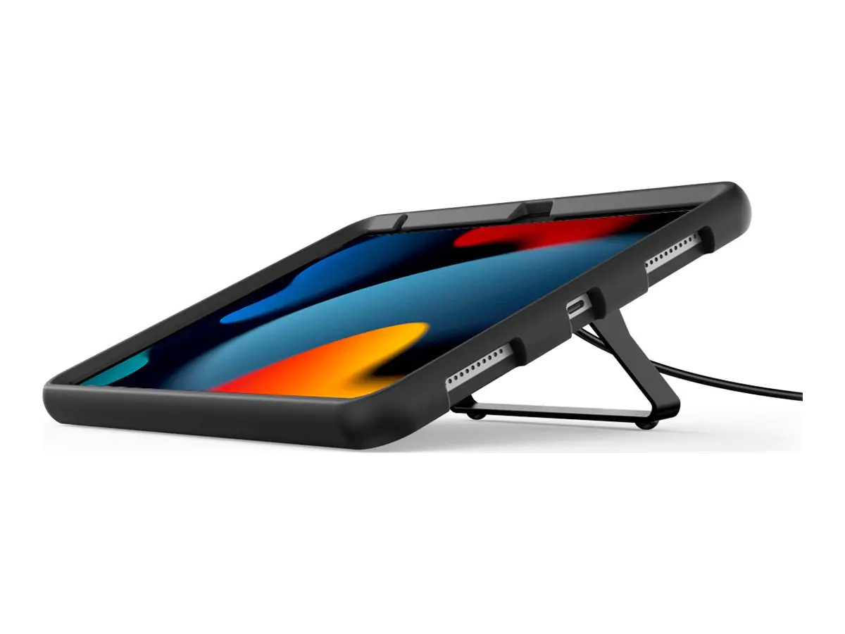 Compulocks iPad 10.9" 10th Gen Secured Kickstand - Stoßstange für Tablet - Ständer - Gummi - Schwarz - für Apple 10.9-inch iPad (10. Generation) 109KS01KL