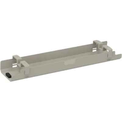 Kabelkanal horizontal beidseitig abklappbar für Tische B1200mm si Kabelkanal horizontal beidseitig abklappbar für Tische B1200mm si