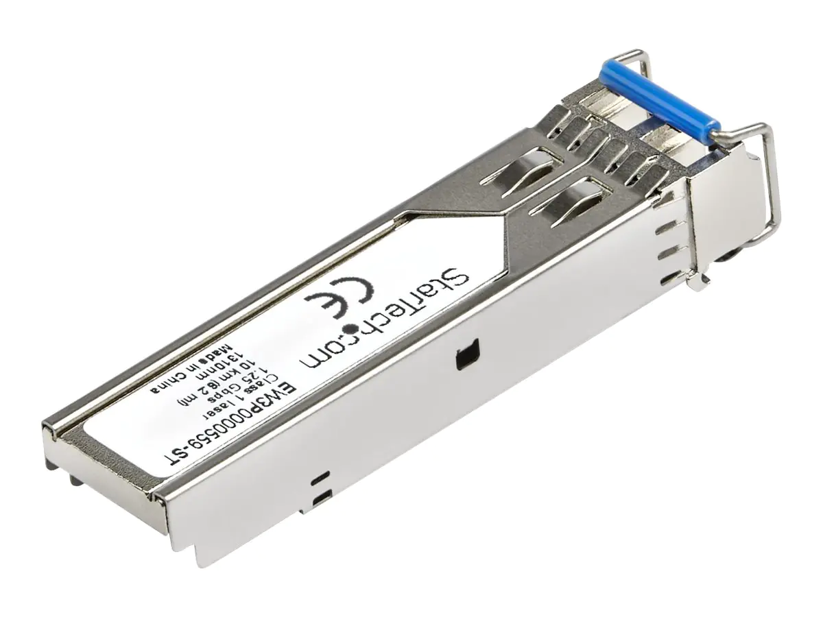 StarTech EW3P0000559-ST Transceiver Modul (SFP Module, 1000Base-LX Citrix kompatibel, Glasfaser, 1310nm, LC Single Mode mit DDM) - SFP (Mini-GBIC)-Transceiver-Modul (gleichwertig mit: Citrix EW3P0000559) - 1GbE - 1000Base-LX - LC Single-Modus - bis zu 10