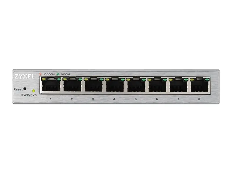 Zyxel GS1200-8 - Switch - managed - 8 x 10/100/1000 - Desktop