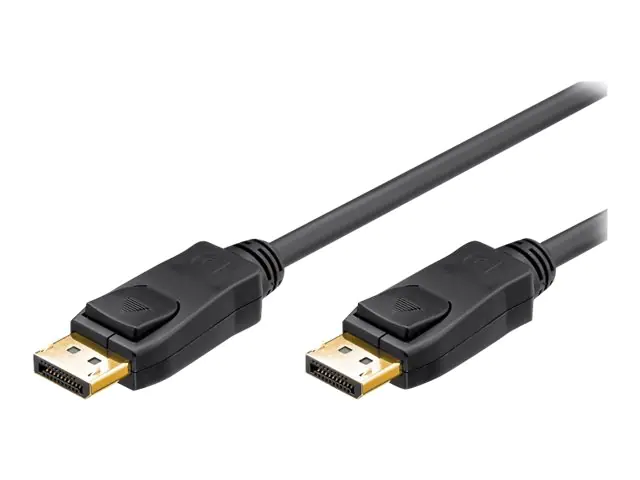goobay - DisplayPort-Kabel - DisplayPort (M) bis DisplayPort (M) - 3 m - eingerastet - Schwarz