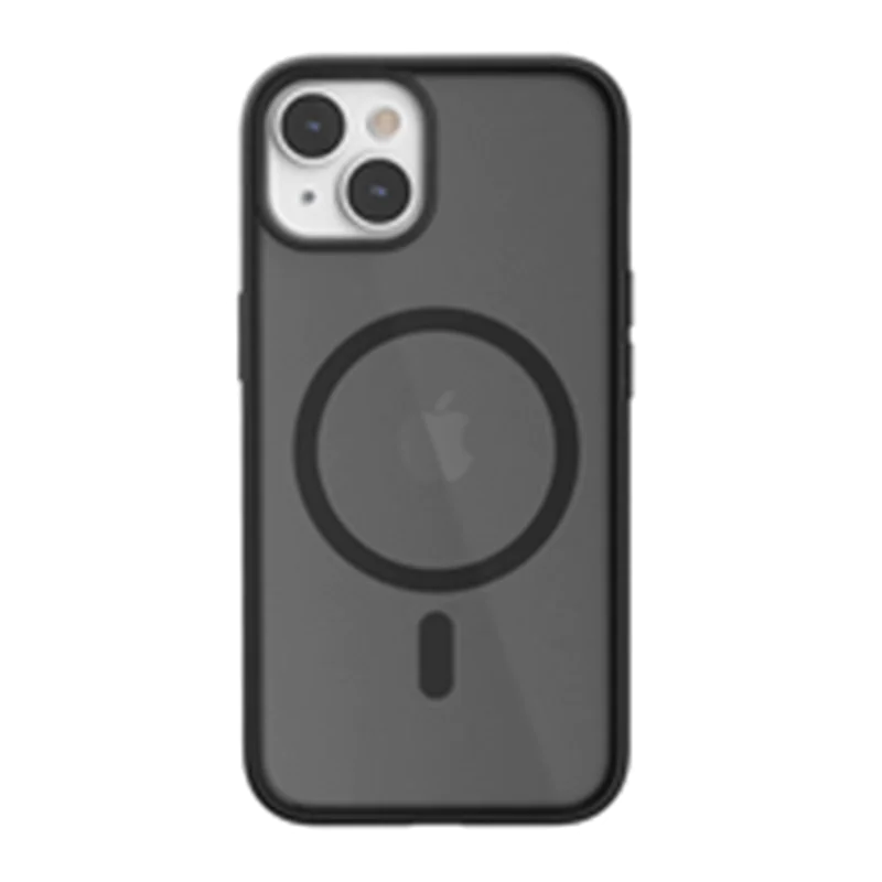 Woodcessories Clear Case Magsafe für iPhone 14 Plus schwarz
