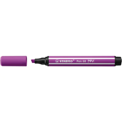 STABILO® Fasermaler Pen 68 MAX 1-5mm lila nicht auswaschbar STABILO® Fasermaler Pen 68 MAX 1-5mm lila nicht auswaschbar