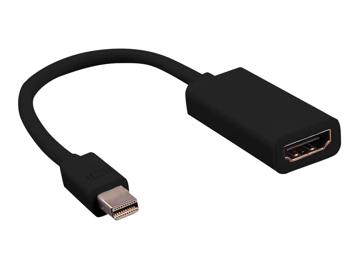 VALUE - Videoadapter - Mini DisplayPort männlich zu HDMI weiblich - 15 cm - Schwarz - passiv VALUE - Videoadapter - Mini DisplayPort männlich zu HDMI weiblich - 15 cm - Schwarz - passiv
