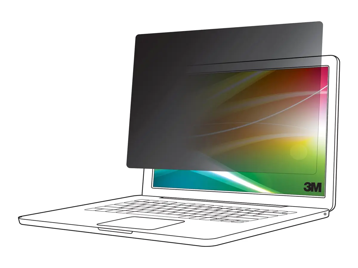 3M Bright Screen Privacy Filter - Blickschutzfilter für Notebook (horizontal) - 40.6 cm (16")