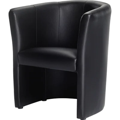 Sessel Echtleder 690x770x630mm schwarz Sessel Echtleder 690x770x630mm schwarz