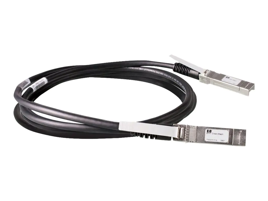 HPE X240 Direct Attach Cable - Netzwerkkabel - SFP+ zu SFP+ - 5 m - für HPE 59XX, 75XX; FlexFabric 12902; Modular Smart Array 1040; SimpliVity 380 Gen10, 380 Gen9