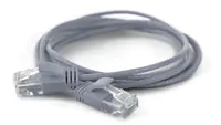 WANTEC 7296, 0,2 m, Cat6a, U/UTP (UTP), RJ-45, RJ-45, Grau