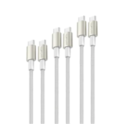 4smarts USB-C auf USB-C Kabel PremiumCord 100W 3m weiss, 3 m, USB C, USB C, USB 2.0, 0,48 Gbit/s, Weiß 540656