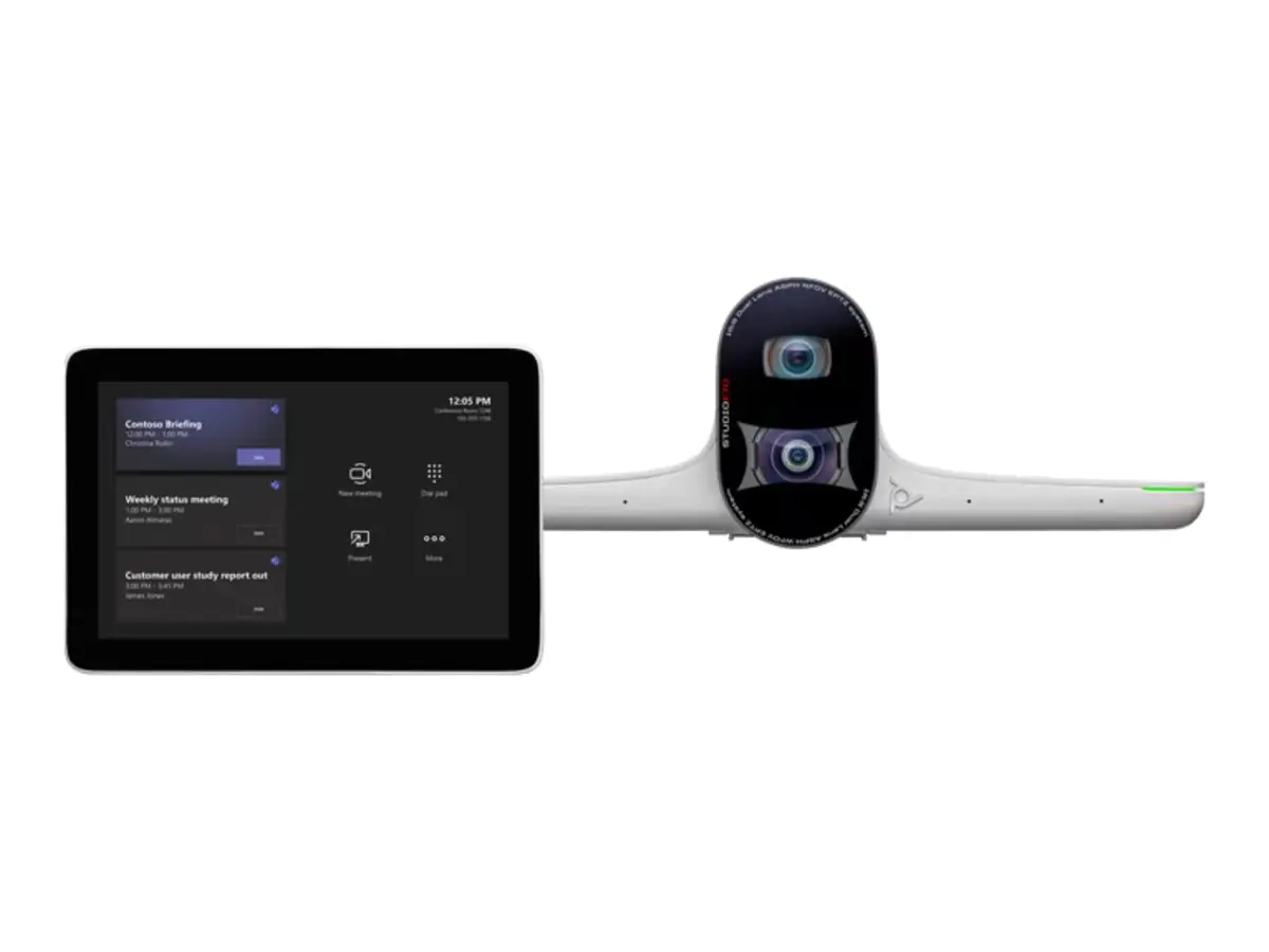 Poly Studio - Für Microsoft Teams - Large Room Kit - Kit für Videokonferenzen (Poly Studio E70 Kamera, Poly GC8 Touchcontroller) - Zertifiziert für Microsoft Teams - weiß Poly Studio - Für Microsoft Teams - Large Room Kit - Kit für Videokonferenzen (Poly Studio E70 Kamera, Poly GC8 Touchcontroller) - Zertifiziert für Microsoft Teams - weiß