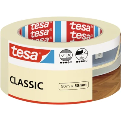 Tesa CLASSIC, Beige, Schützend, Reparatur, 50 m, 50 mm, 0,14 mm, 1 Stück(e) 52807-00000-03