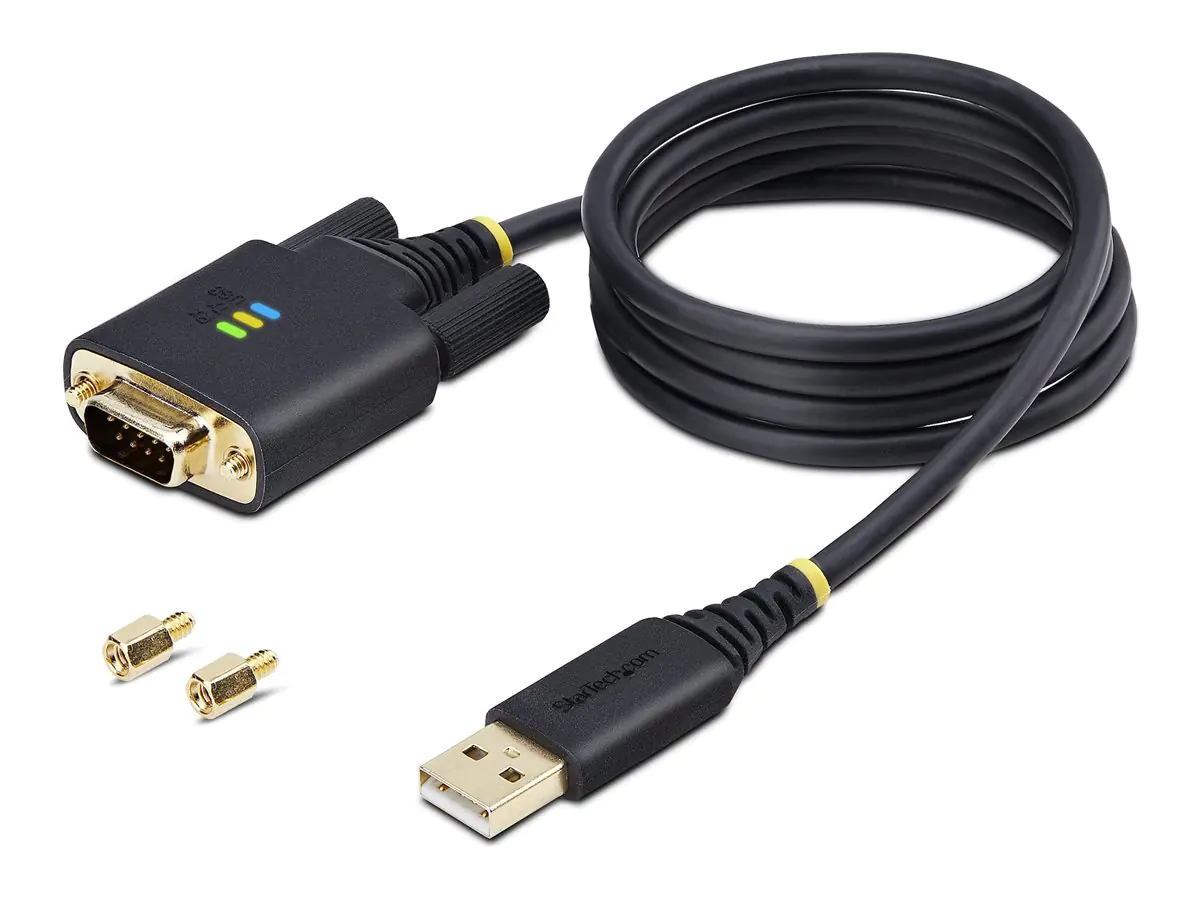 StarTech.com StarTech 1m USB auf Seriell Adapter, COM-Retention, FTDI, USB auf DB9 - Kabel USB / seriell - USB (M) 1P3FFCB-USB-SERIAL