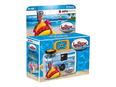 AgfaPhoto Le Box Ocean - Wasserdichte Einwegkamera - 35mm - Objektiv: 28 mm
