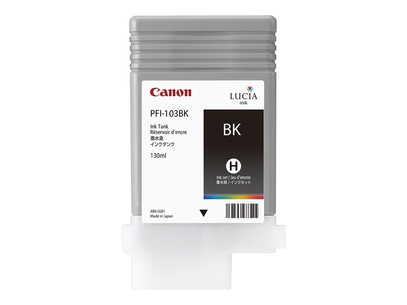 Canon PFI-103BK, Mattschwarz, Tinte auf Pigmentbasis, 1 Stück(e) 2212B001