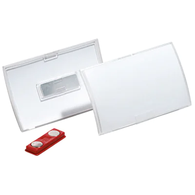 DURABLE Namenschild Click Fold 821219 75x40mm tr 10 St./Pack DURABLE Namenschild Click Fold 821219 75x40mm tr 10 St./Pack