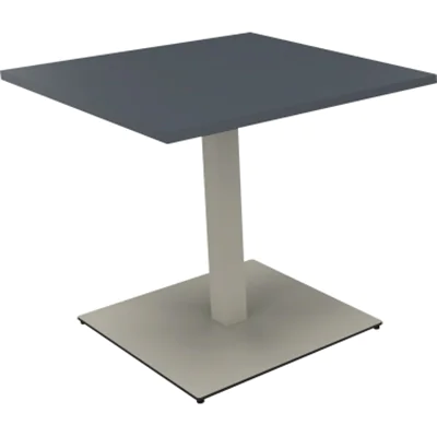 Bespr.ti Rechteck Tellerfuß Quadrat B800xT8000xH720 si/Lavagrau Bespr.ti Rechteck Tellerfuß Quadrat B800xT8000xH720 si/Lavagrau