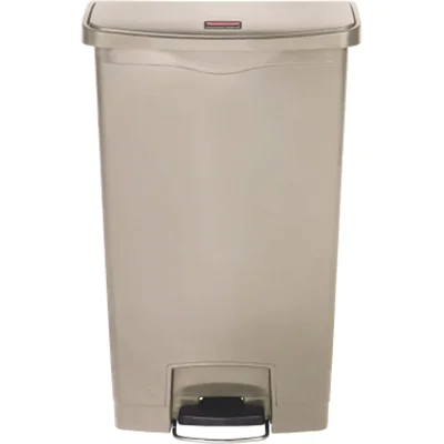 Rubbermaid Tretabfalleimer Slim Jim 1883460 Kunststoff 68l beige Rubbermaid Tretabfalleimer Slim Jim 1883460 Kunststoff 68l beige