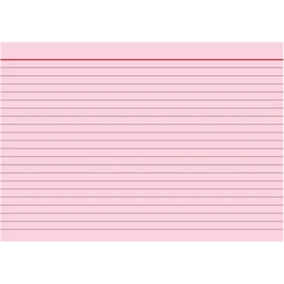BRUNNEN Karteikarte 102250120 DIN A5 liniert rt 100 St./Pack.