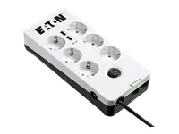 Eaton Protection Box 6 USB Tel@ Din - Überspannungsschutz - AC 220-250 V - 2500 Watt - Ausgangsanschlüsse: 6 - weiß