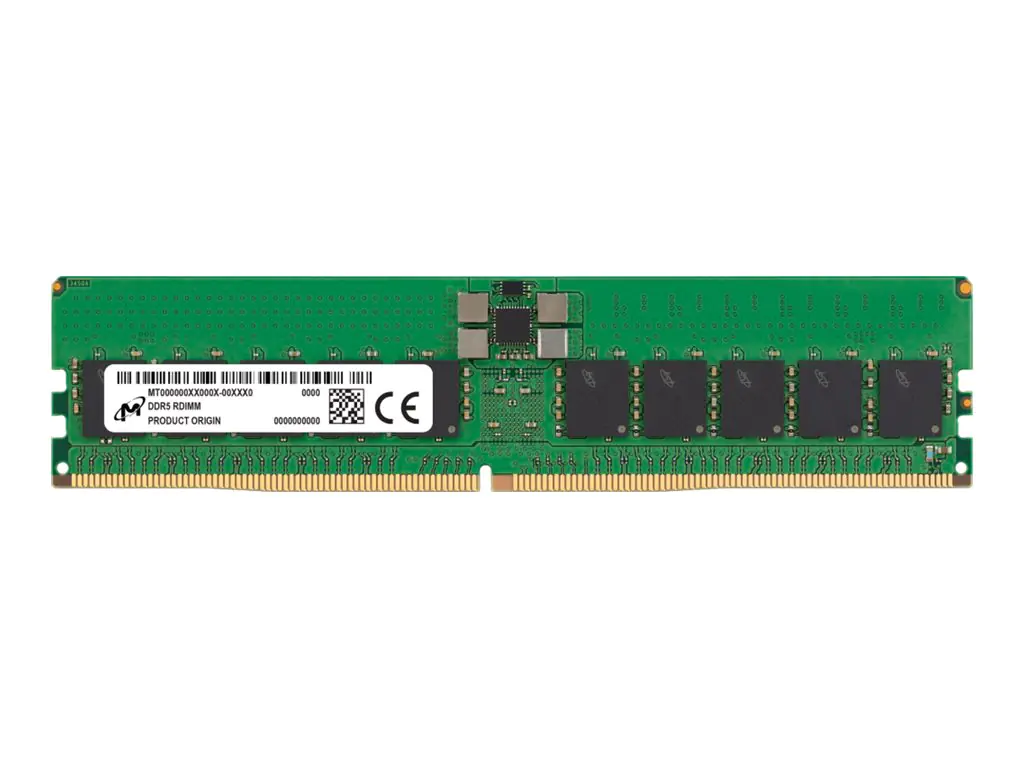 Micron - DDR5 - Modul - 32 GB - DIMM 288-PIN - 4800 MHz / PC5-38400 - CL40 - 1.1 V - registriert - ECC