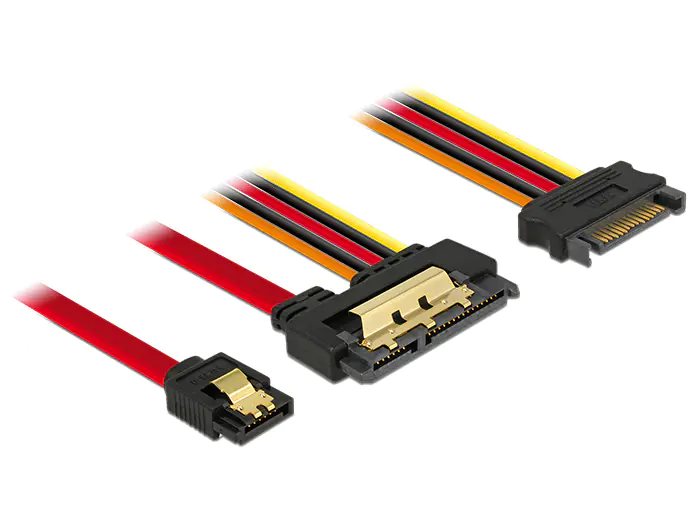 Delock SATA-Kabel - Serial ATA 150/300/600 - SATA Combo (R) 85228
