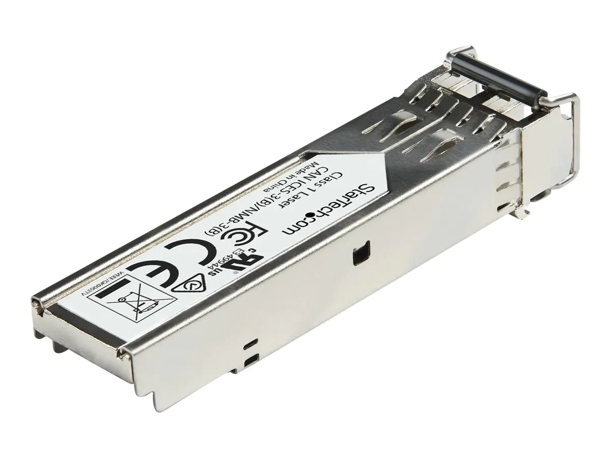 StarTech.com SFP1GZXEMCST Transceiver Modul (SFP Module, 1000Base-ZX Dell EMC kompatibel, Glasfaser, 1310nm, LC Single Mode mit DDM)