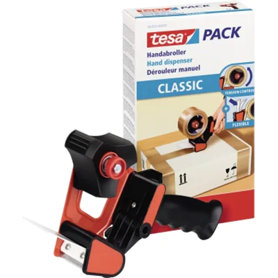 tesa Packbandabroller tesapack 56403-00000 schwarz/silber tesa Packbandabroller tesapack 56403-00000 schwarz/silber