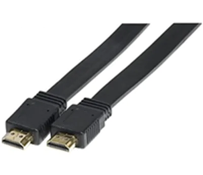 exertis Connect - High Speed - HDMI-Kabel - HDMI männlich zu HDMI männlich - 5 m - Schwarz - flach, 4K Unterstützung exertis Connect - High Speed - HDMI-Kabel - HDMI männlich zu HDMI männlich - 5 m - Schwarz - flach, 4K Unterstützung