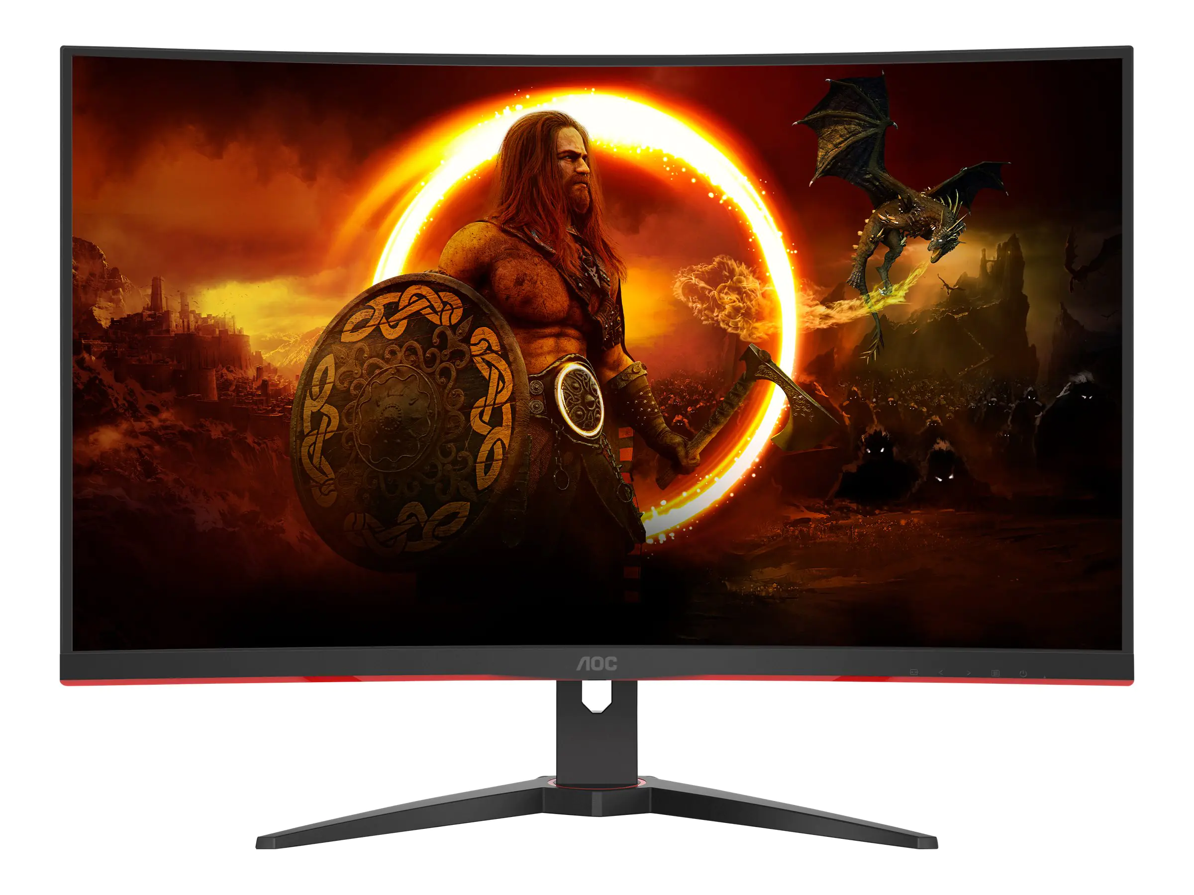 AOC Gaming C32G2ZE - LED-Monitor - Gaming - gebogen - 81.3 cm (32") (31.5" sichtbar) - 1920 x 1080 Full HD (1080p) @ 240 Hz - VA - 300 cd/m² - 0.5 ms - 2xHDMI, DisplayPort AOC Gaming C32G2ZE - LED-Monitor - Gaming - gebogen - 81.3 cm (32") (31.5" sichtbar) - 1920 x 1080 Full HD (1080p) @ 240 Hz - VA - 300 cd/m² - 0.5 ms - 2xHDMI, DisplayPort