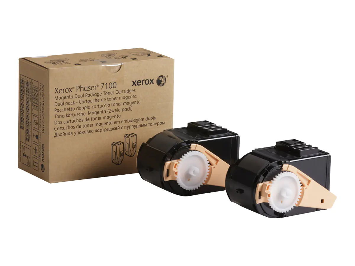 Xerox Phaser 7100 - 2er-Pack - mit hoher Kapazität - Magenta - Original - Tonerpatrone - für Phaser 7100/NM, 7100DN, 7100N, 7100V_DN, 7100V_NC