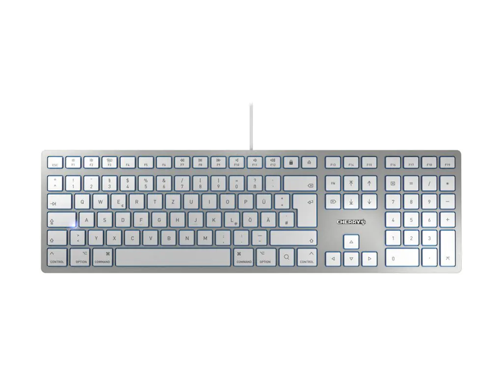 Cherry KC 6000 SLIM FOR MAC - Tastatur - USB JK-1610DE-1