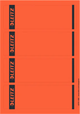 Leitz Ordneretikett 16852025 kurz/breit Papier rot 100 St./Pack.