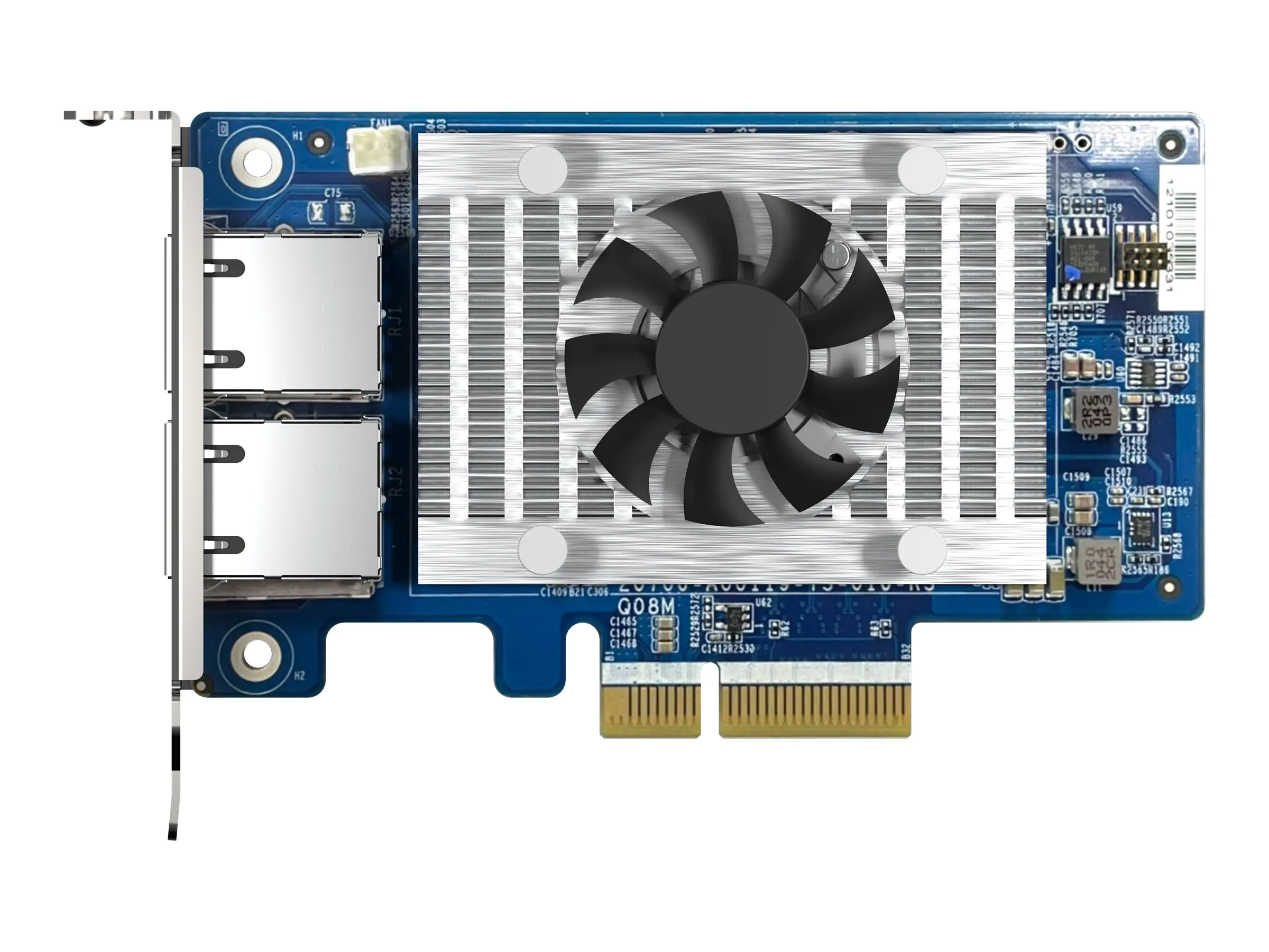 QNAP QXG-10G2T-X710 - Netzwerkadapter - PCIe 3.0 x4 Low-Profile - 10Gb Ethernet x 2 - für QNAP QSW-1208-8C, QSW-M2108-2C