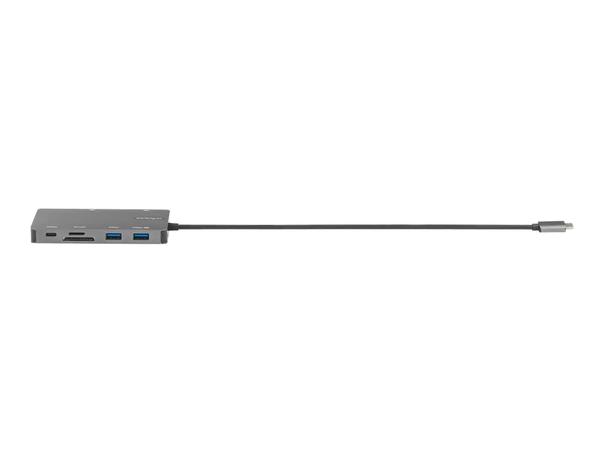 StarTech.com USB C Multiport Adapter - USB C auf HDMI 4K 30Hz/VGA Reiseadapter/Docking station - 5Gbit/s USB 3.0 Hub (USB A/USB C) DKT30CHVSDPD