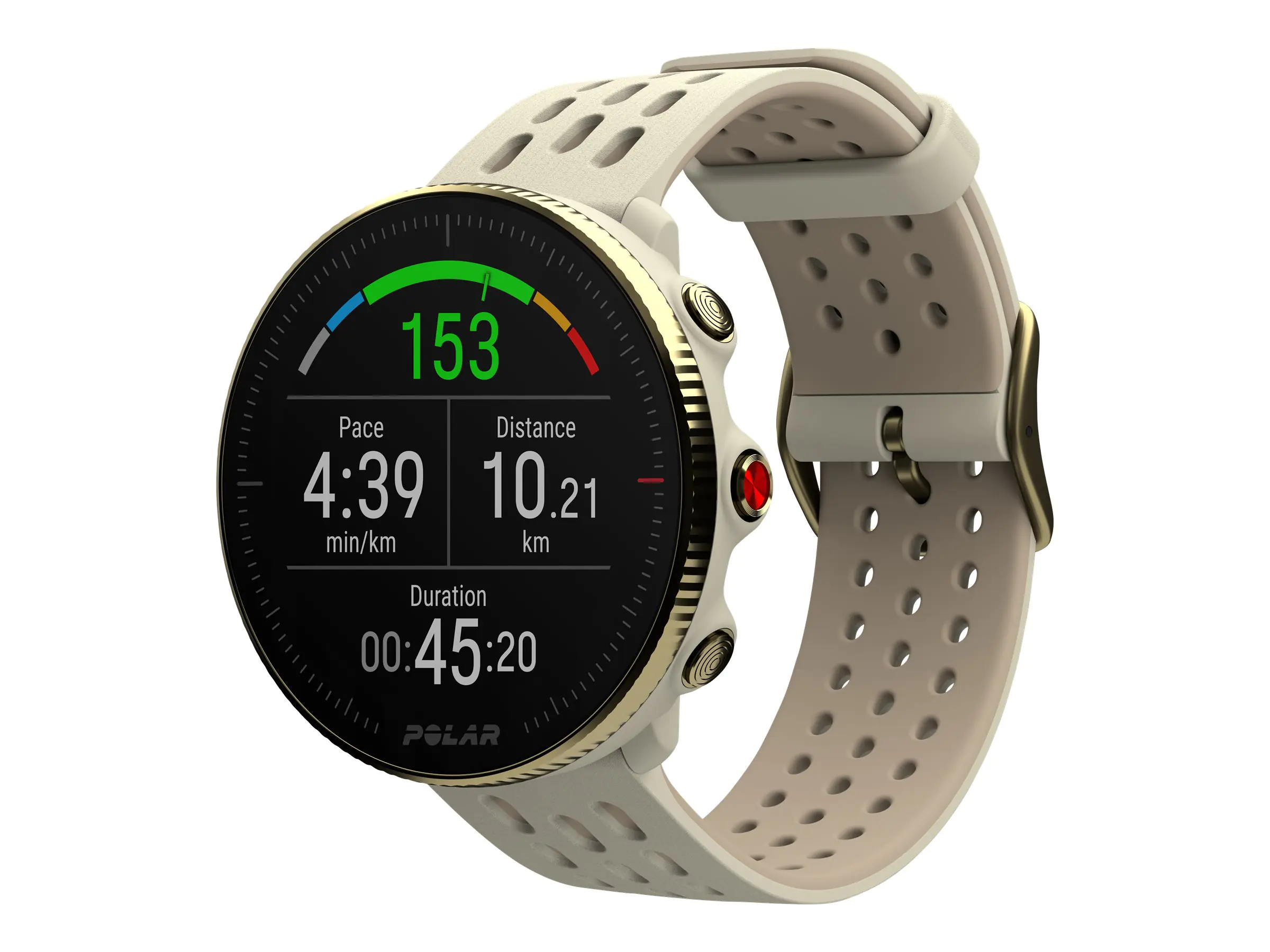 POLAR Vantage M2 - Champagne Gold - Sportuhr mit Band - Silikon - Bandgröße: S/L - Anzeige 3 cm (1.2") 90085161