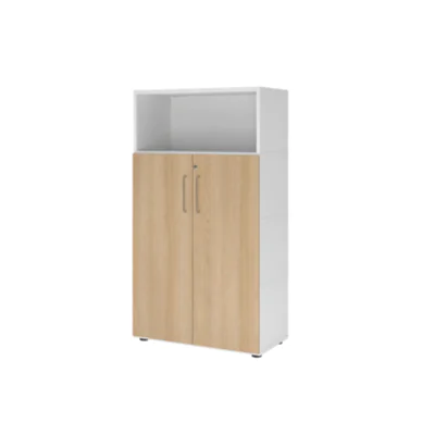 Hammerbacher Regalschrank FlexWall 800 x 1.452 x 417 mm (B x H x T) Flügeltür ohne Rollen Holz Hammerbacher Regalschrank FlexWall 800 x 1.452 x 417 mm (B x H x T) Flügeltür ohne Rollen Holz