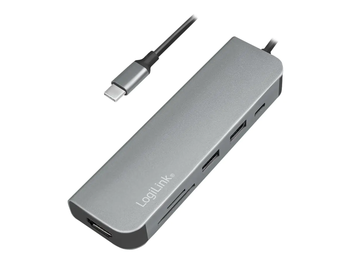 LogiLink USB-C Multifunction Hub - Dockingstation - USB-C 3.2 - HDMI