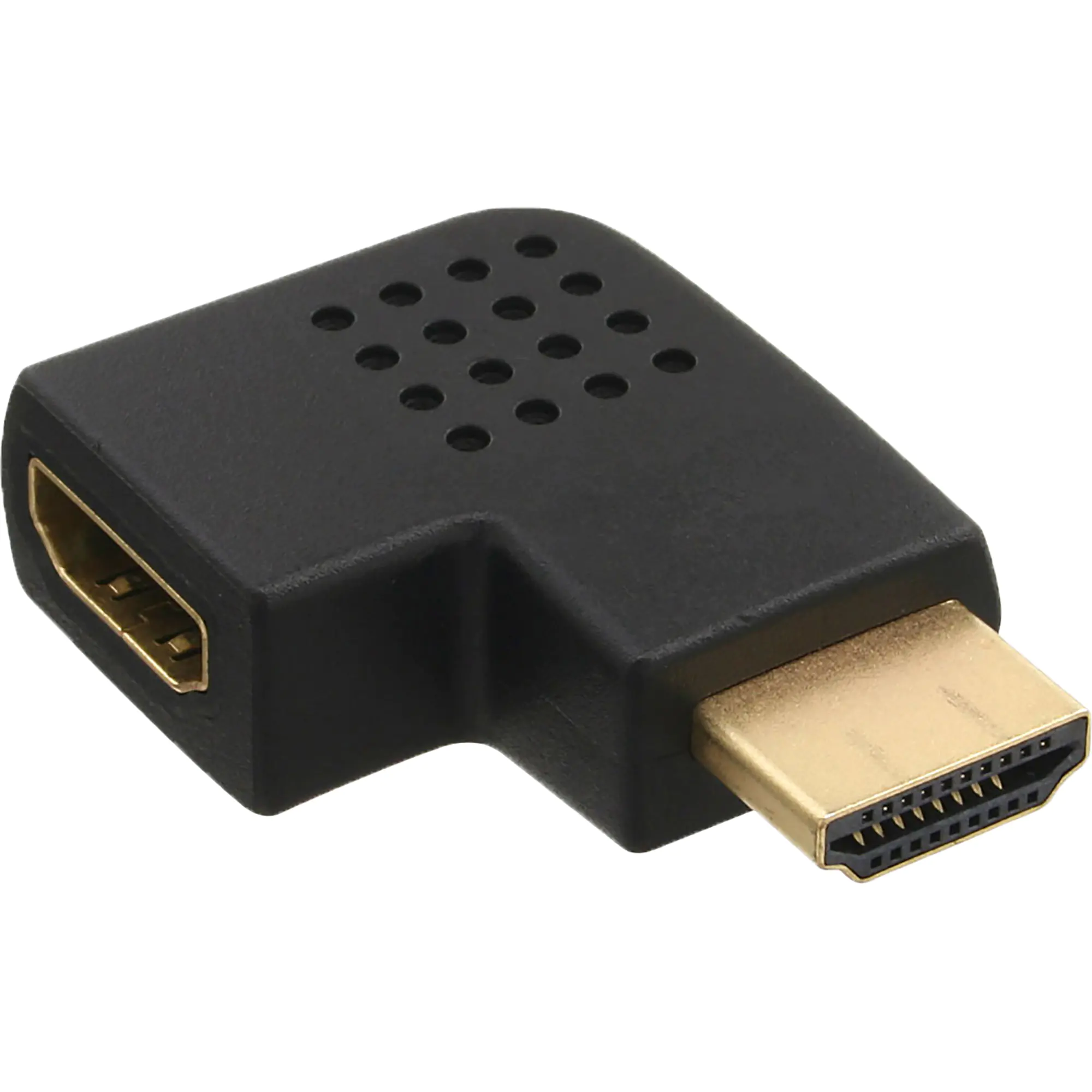 InLine - HDMI-Adapter - HDMI männlich zu HDMI weiblich - Schwarz - links-gewinkelter Stecker InLine - HDMI-Adapter - HDMI männlich zu HDMI weiblich - Schwarz - links-gewinkelter Stecker