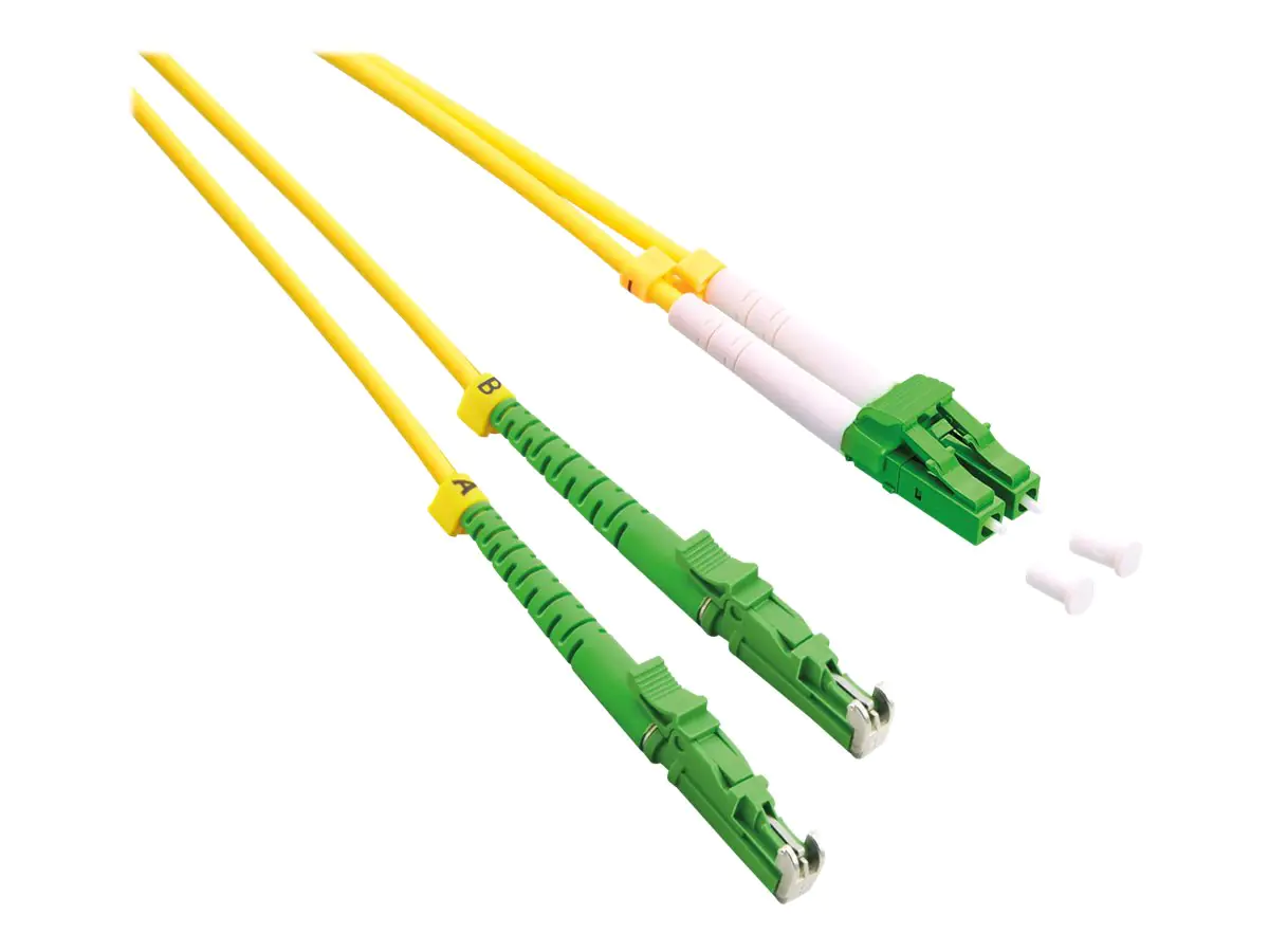 Roline - Patch-Kabel - LSH/APC Single-Mode (M) zu LC Single-Modus (M) - 1 m - Glasfaser - Duplex - 9/125 Mikrometer - OS2 - halogenfrei - Gelb Roline - Patch-Kabel - LSH/APC Single-Mode (M) zu LC Single-Modus (M) - 1 m - Glasfaser - Duplex - 9/125 Mikrometer - OS2 - halogenfrei - Gelb
