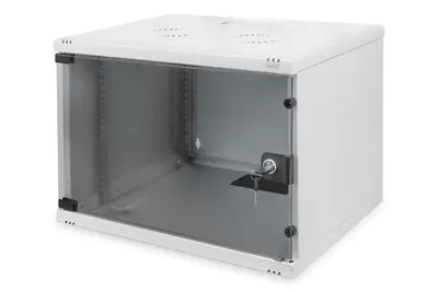 DIGITUS Professional Soho Series DN-19 07U-S-1 - Gehäuse - geeignet für Wandmontage - Hellgrau, RAL 7035 - 7U - 48.3 cm (19")