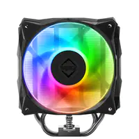 Iceberg Thermal IceSleet G4 Midnight - Prozessor-Luftkühler - (für: LGA775, AM2, AM2+, LGA1366, AM3, AM3+, FM1, FM2, FM2+, AM4, LGA1200, LGA1700, AM5, LGA115x Socket) - Aluminium - 120 mm - Schwarz