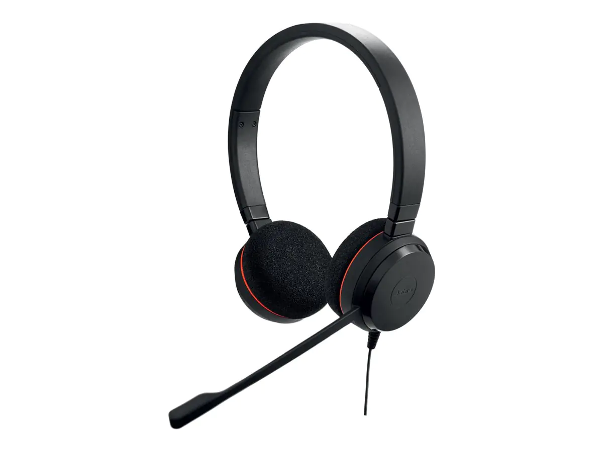 Jabra Evolve 20 MS stereo - Headset - On-Ear - kabelgebunden - USB-C - Geräuschisolierung